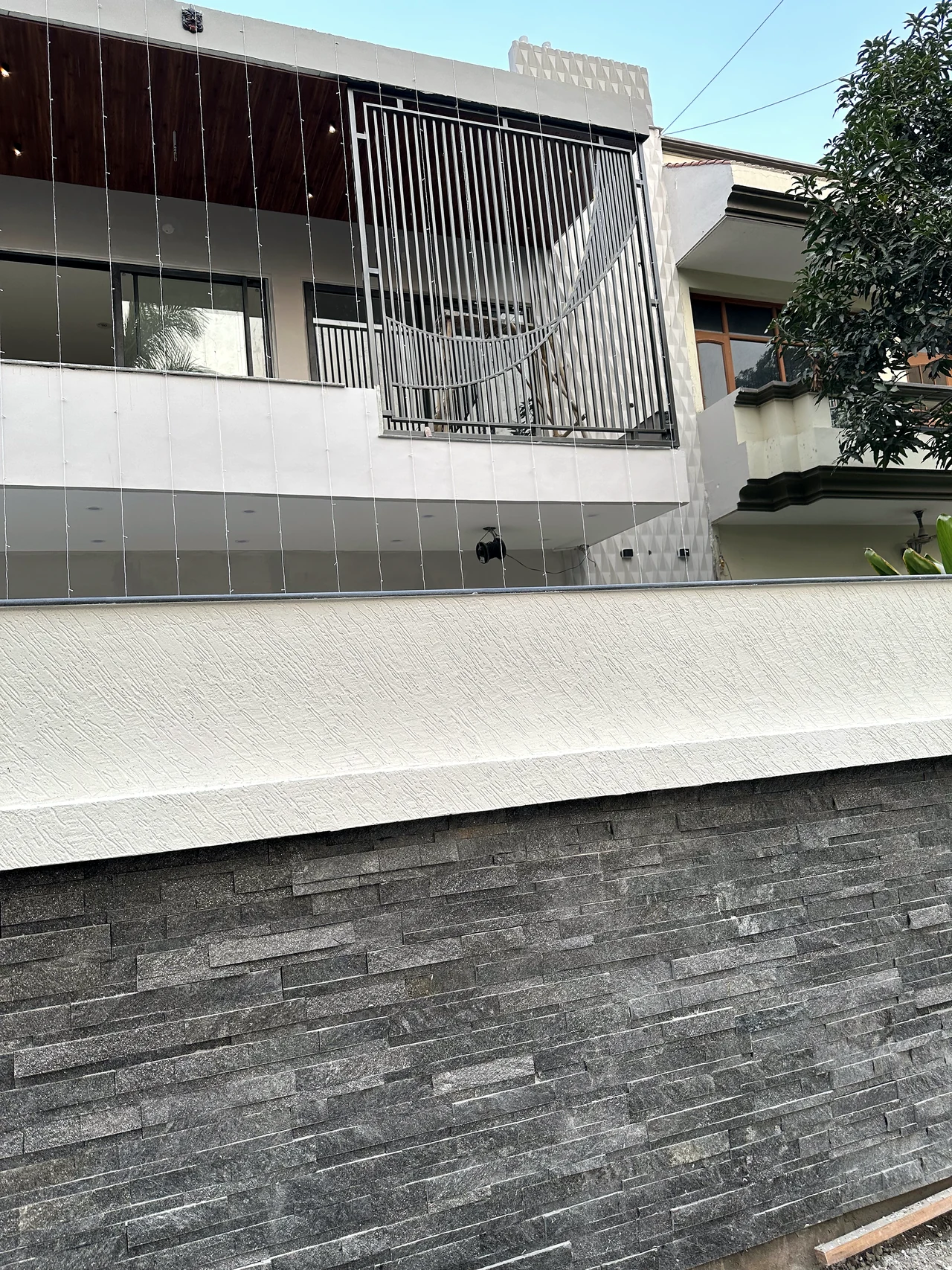 Front elevation of the 400-gaj residence in Phase 1, Mohali
